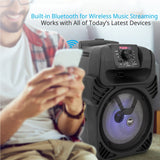 CLEARANCE - PYLE PPHP844B Rechargeable Bluetooth Portable PA Speaker