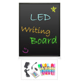 PYLE (PLWB6080) Erasable Illuminated LED Writing Board w/ Remote Control and 8 Fluorescent Markers, 32'' x 24'' - expert island