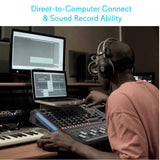 PYLE PMXU88BT 8-Ch. Bluetooth Studio Mixer - DJ Controller Audio Mixing