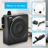 PYLE PWMA50B Portable 50 Watt Waist-Band PA System w/Headset Mic and Rechargeable Battery
